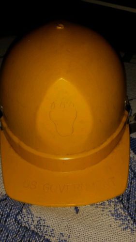 Vintage ERB yellow hard hat