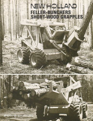 Equipment brochure - new holland - feller buncher grapple logging 1973 (e1698) for sale