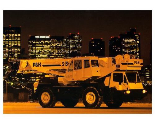 1986 P&amp;H S35 All Terrain Crane Photo Poster zc6904-6CYWJS