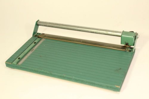 Premier Photo Trimmer Paper Cutter 12&#034; Rare Rotary Slide Cutting Board Model 312
