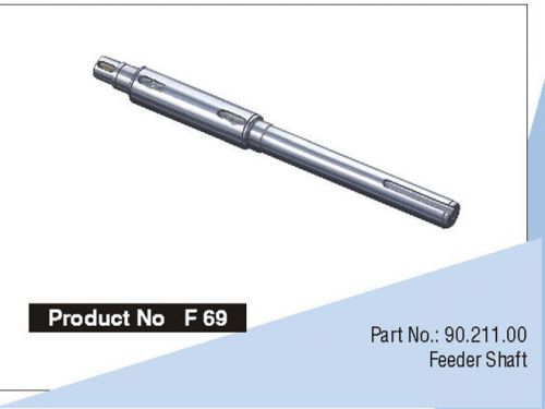 Offset parts Feeder Shaft For Heidelberg Offset Part No-90.211.00