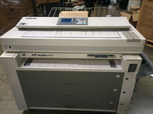 Kip starprint 8000 wide format printer with kip 2120 digital image scanner for sale