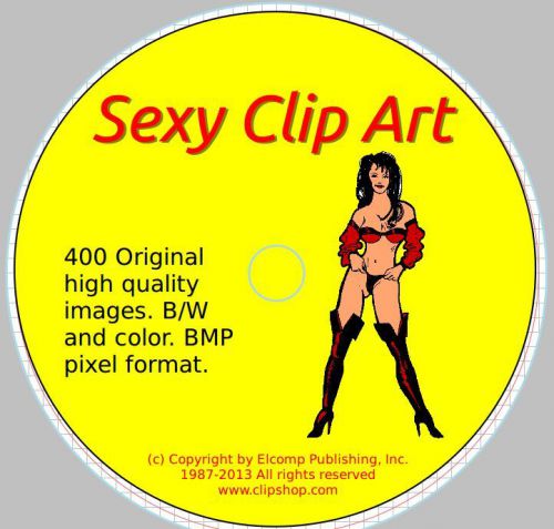 Sexy Clip Art CD-ROM original royalty free images - WOW  MUST SEE