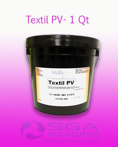 Saati textil pv pure photopolymer screen printing emulsion quart free shipping for sale