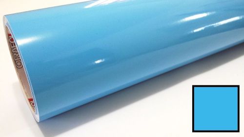 Ice blue vinyl wrap graphics sticker sheet film roll overlay craft &amp; cut 24&#034; for sale