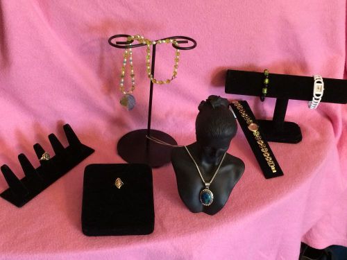 JEWELRY DISPLAY STANDS FOR EARRINGS, RINGS, NECKLACES, &amp; BRACELETS SETS, LOT