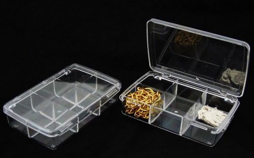 Set Of 2 Acrylic Storage/Organizers With Twelve Compartments