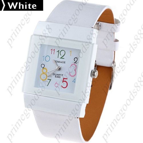 Lovely  Women&#039;s Quartz Watch Wrist watch Timepiece Synthetic Leather Strap White