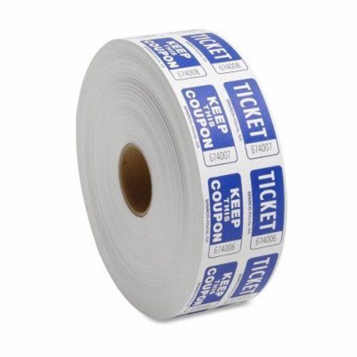 Sparco Ticket Roll, Double w/Coupon, 2000/RL, Blue (SPR99230)