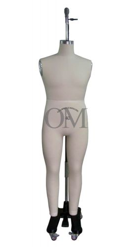 FULL BODY MALE PROFESSIONAL DRESS FORM COLLAPSIBLE SHOULDERS SIZE 40