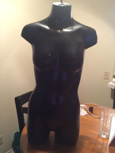 Lot 2 Black Male &amp; females Mannequin  Display Dress Form Torso Body Clothing