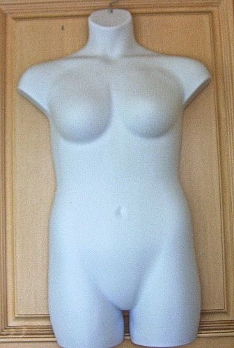 MANNEQUIN WHITE HANGING FEMALE PLUS SIZE 1 X ~NEW~