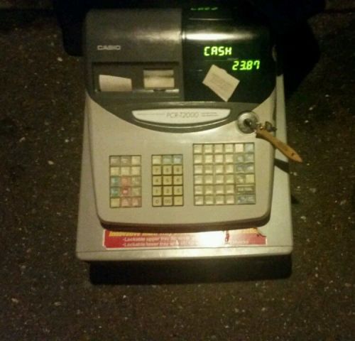 Casio PCR-T2000 Cash Register. Tested 100% working