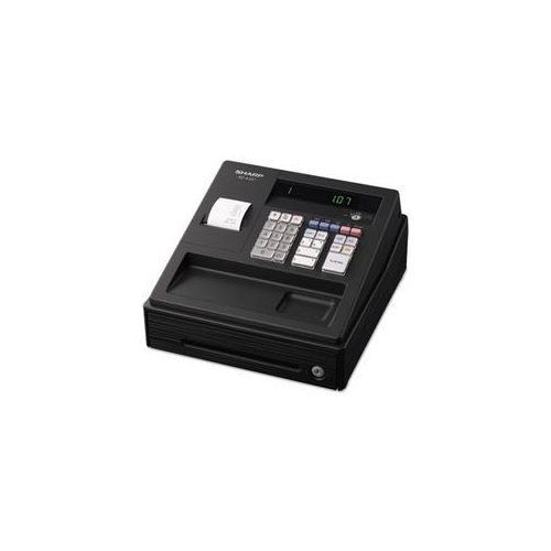 Sharp® XE A107 Cash Register, Drum Printer, 80 Lookups, 4 Clerks, LED