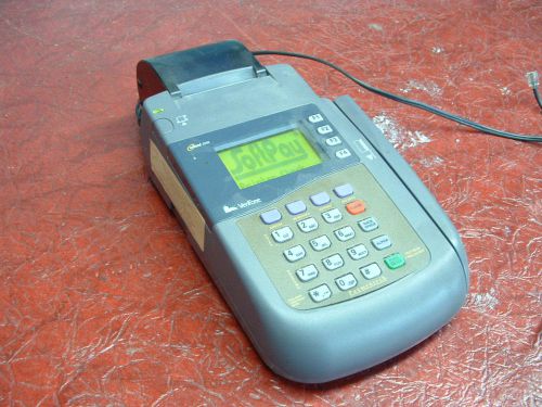 Used Verifone Omni 3200 Credit Card Machine Working with Power Cords