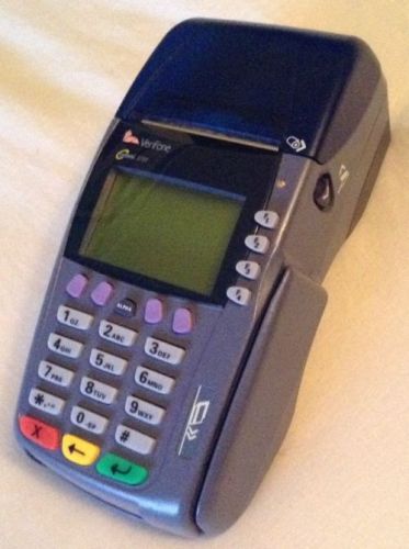 VeriFone Omni 3750 Dual Mode Credit Card Terminal Machine No Power Supply