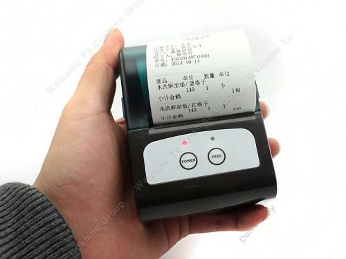 Portable Mobile Bluetooth Wireless Speed Thermal Printer For Apple Iphone 58mm
