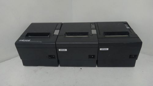 MIXED LOT OF 3 EPSON THERMAL PRINTER M244A M129H M129C POINT OF SALE