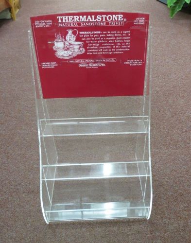 Store Display Riser - Clear - Three Levels - USED