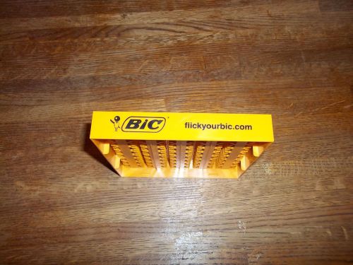 Empty display tray for 50 regular size Bic Lighters (store counter top rack)