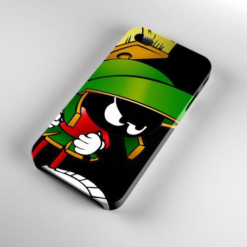 Marvin the Martian Looney Tunes Retro on 3D iPhone 4/4s/5/5s/5C/6 Case Cover Kj5