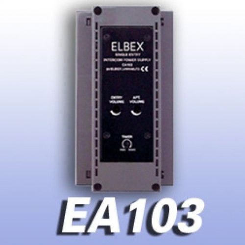 ELBEX EA103 3ND DOOR EXPANDED INTERPHONE AMPLIFIER WITH AC POWER SUPPLY