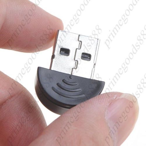 Mini usb 2.0 bluetooth v2.0 dongle wireless adapter 100m for pc laptop black for sale