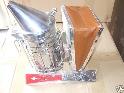Bee Smoker and Hive Tool Both Stainless Steel