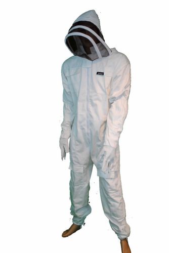 Pro&#039;s choice best beekeeping full suit, 100%cotton,with gloves,medium,thread(r) for sale