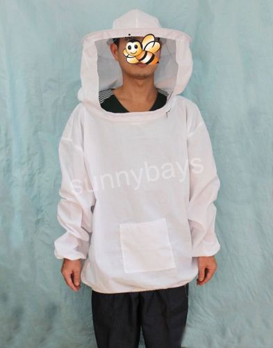 Beekeeping jacket &amp; veil smock bee keeping suit dress clothes hat equipment for sale