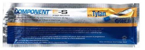 Component E-S Tylan  Cattle Implant 100ds Growth  Weight Gain Muscle Builder