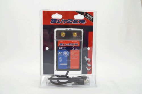 Blitzer 5 Mile AC Fence Charger EAC5M-BL Energizer