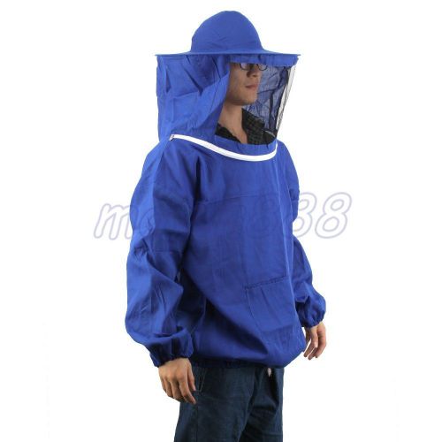 Nylon beekeeping clothes blue protecting suit veil bee keeping dress for sale