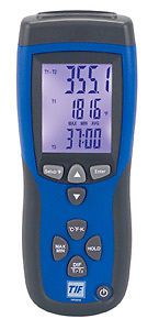 TIF TIF3310 Thermocouple Thermometer; Type K: -328 - 2501F; IR:-22 - 1022F