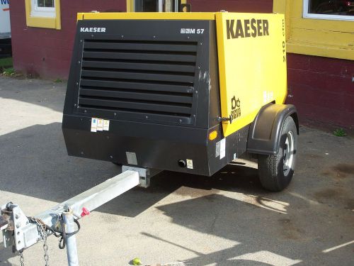 Kaeser air compressor  mobilair 210cfm towable package for sale