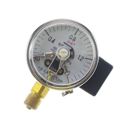 1 x electric contact pressure gauge universal m14*1.5 60mm dia 0-1.6mpa for sale