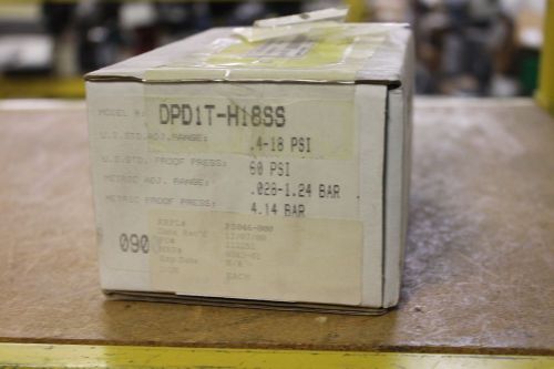 NEW BARKSDALE DPD1T-H18SS .4-18 PSI PRESSURE SWITCH