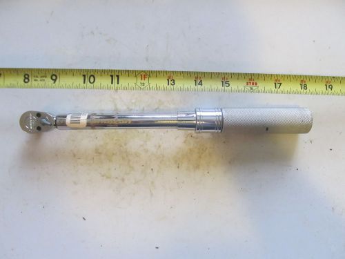 Snap On 3/8&#034; drive ratcheting torque wrench # QD2R200 40-220 inch lbs