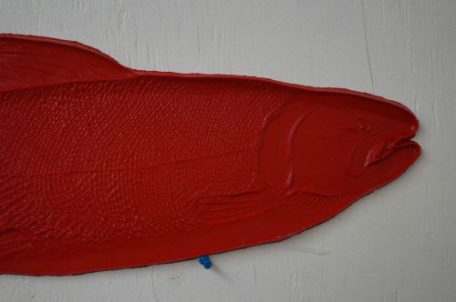 Chinook salmon concrete stamp, decorative concrete stamping, fishing, fish for sale