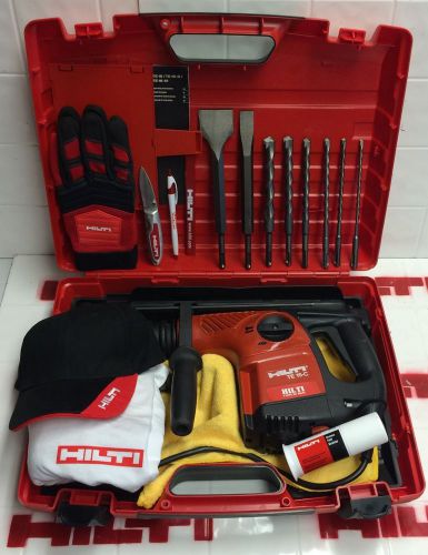 HILTI TE 16-C HAMMER DRILL, PREOWNED, MINT CONDITION, FREE EXTRAS, FAST SHIPPING