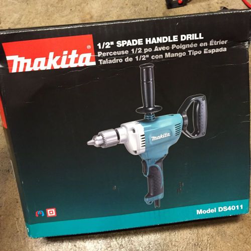 NEW MAKITA DS4011 1/2&#034; 8.5 AMP KEYED ELECTRIC HEAVY DUTY D-HANDLE DRILL KIT USA