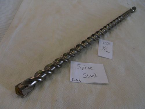 New 7/8&#034; diameter bosch spline sh carbide tip hammer drill bit 23&#034; german e328 for sale