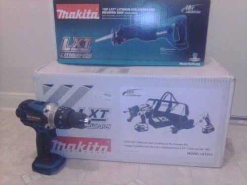 Makita LXT218 18-Volt LXT Lithium-ion Combo Kit 2-piecea