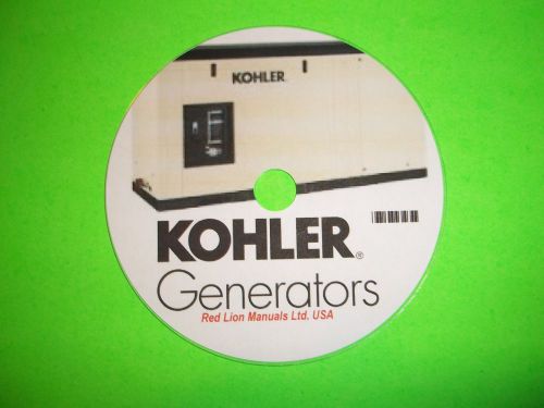 Kohler industrial generator sets model 20 - 300 kw factory service manual for sale