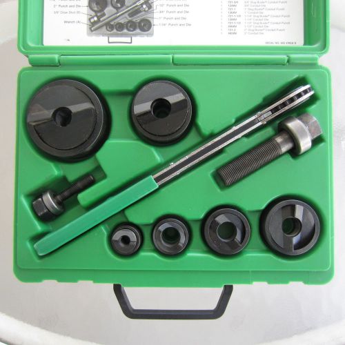 Greenlee 7238sb slug buster knock out set 1/2&#034; thru 2&#034; ,l@@k nice for sale