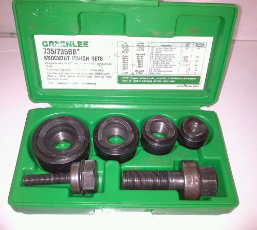 GreenLee 735/735BB Knockout Punch Sets Ball Bearing