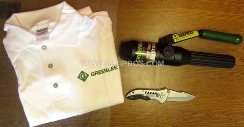 GREENLEE 7806 QUICK DRAW PUNCH, GREENLEE T-SHIRT, POCKET KNIFE, FAST SHIPMENT