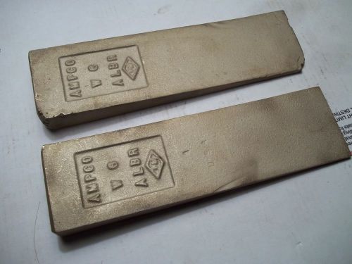 2pc set ampco brass wedges w-6 millwright machinist tools mechanic berylco mic for sale