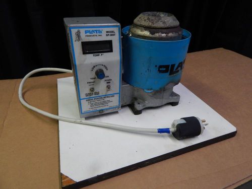 Plato model sp500 t precision solder pot with cast iron crucible works well 115v for sale