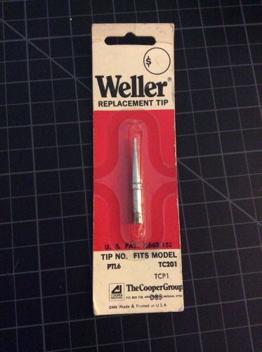 Weller Soldering Iron Replacement Tip No PTL6 Model TC201 Tool